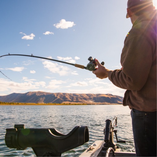 Person fishing