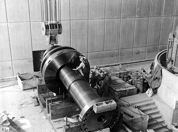 Priest Rapids Dam Historic Construction 439
