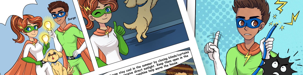 Safety Superheroes comic
