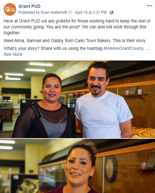 Click here to see our facebook post featuring Cielo Town Bakery.