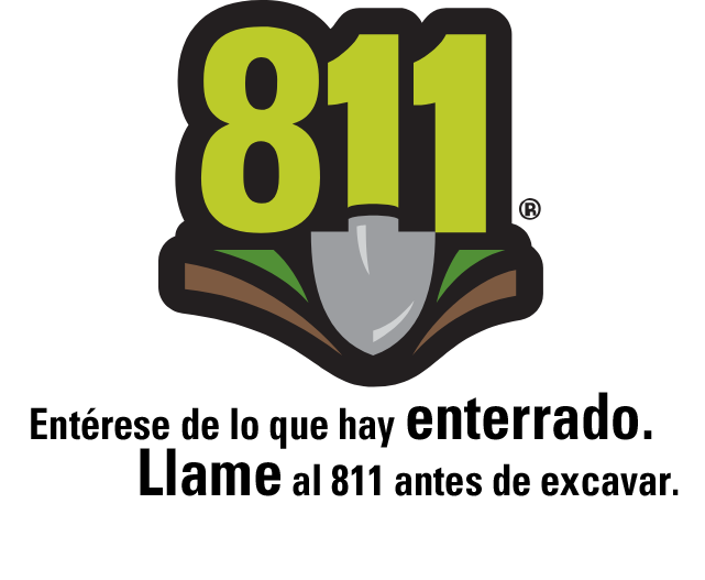 Entérese de lo que hay enterrado. Llame al 811 antes de excavar.